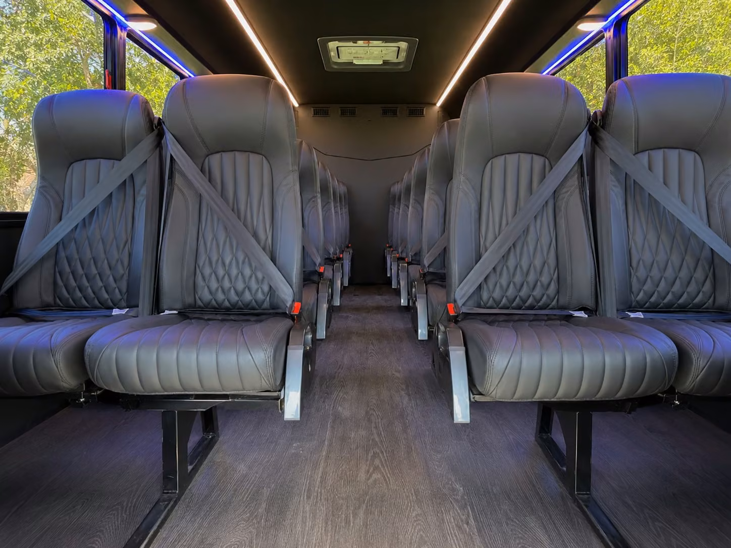 20 passenger minibus inside
