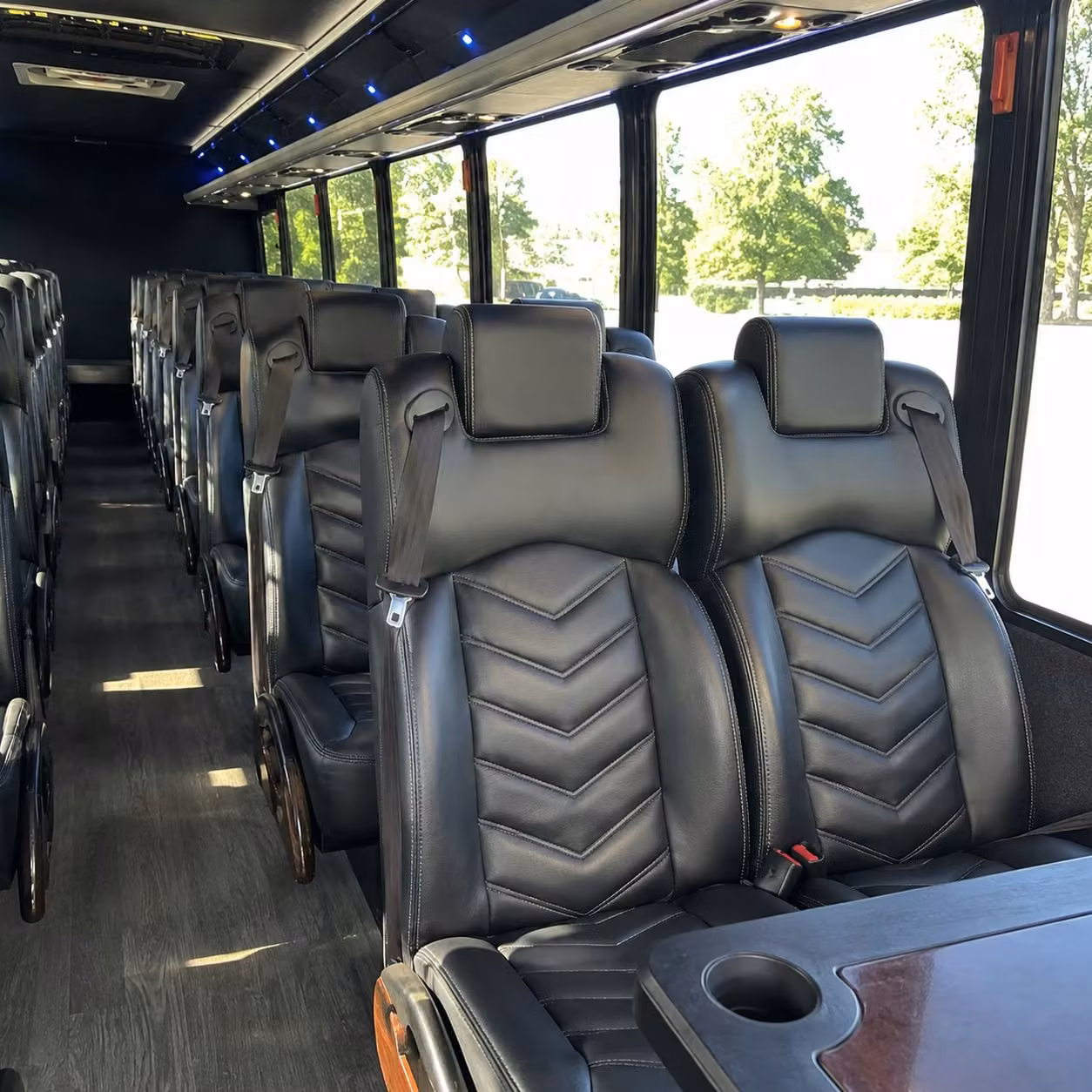 35 passenger minibus interior